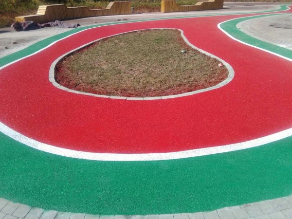 內蒙古烏蘭察布公園透水路面案例